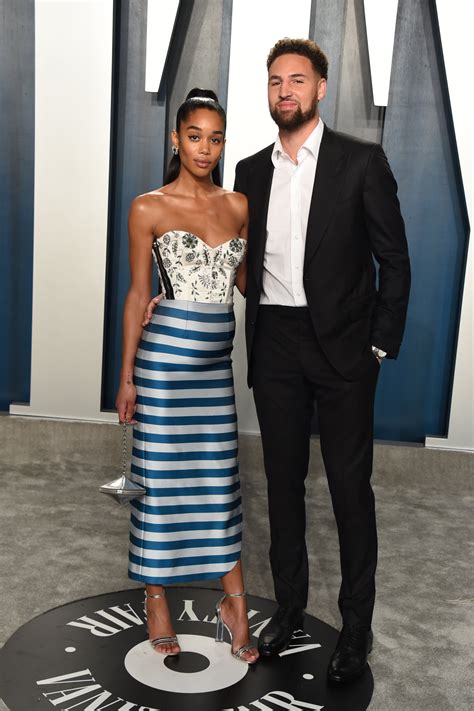 is klay thompson dating laura harrier